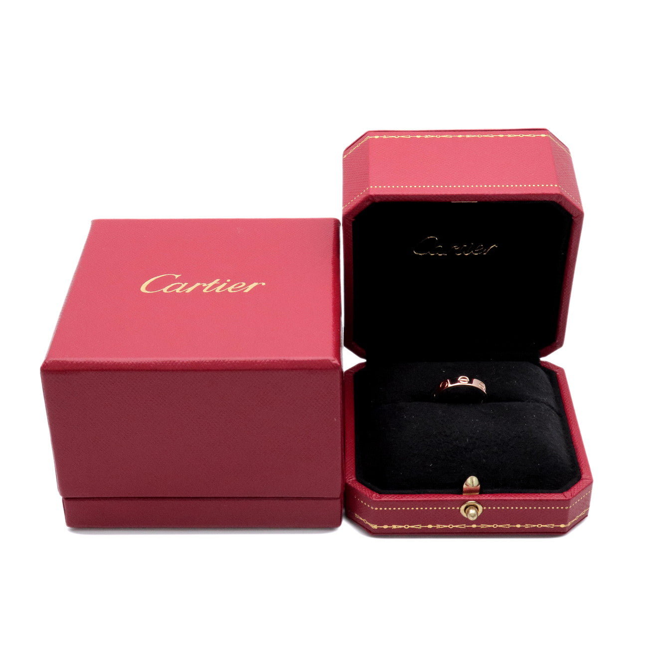 Cartier Mini Love Ring K18 750PG #47 US4.25-4.5 EU47 HK9