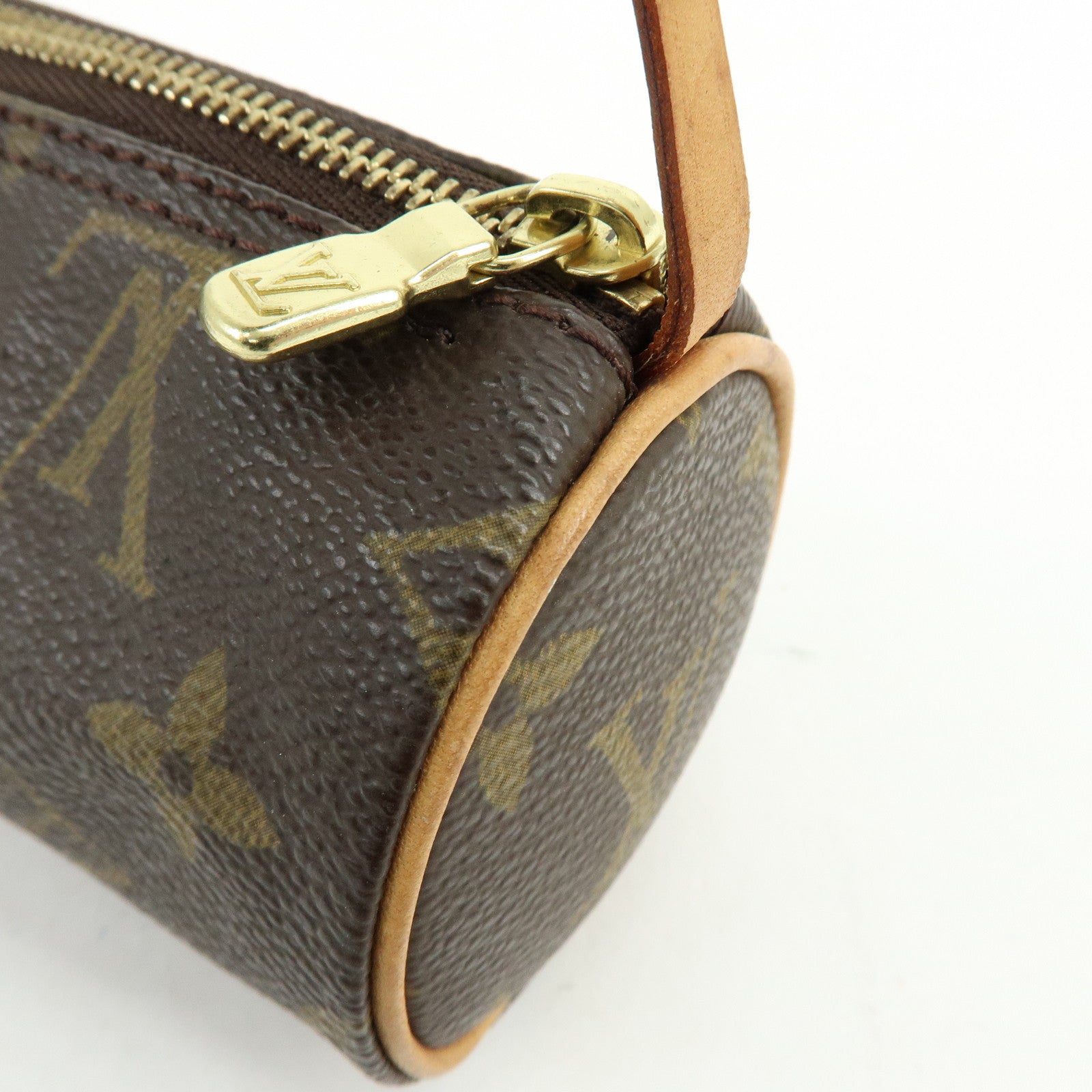 Louis Vuitton Monogram Mini Pouch for Papillon Bag Brown