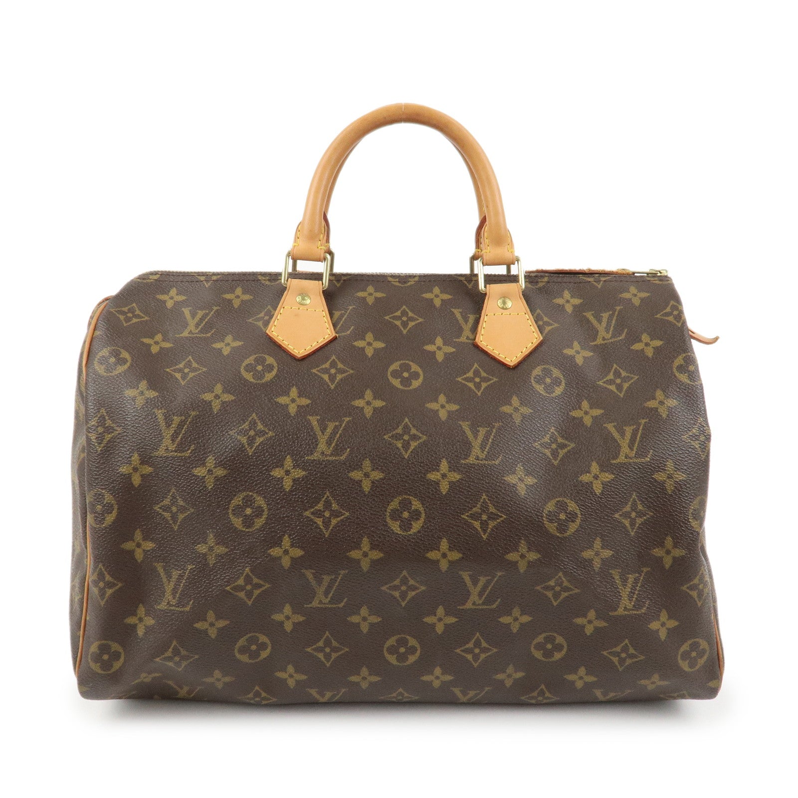 Louis Vuitton Monogram Canvas Speedy 35 Boston Bag Hand Bag M41524