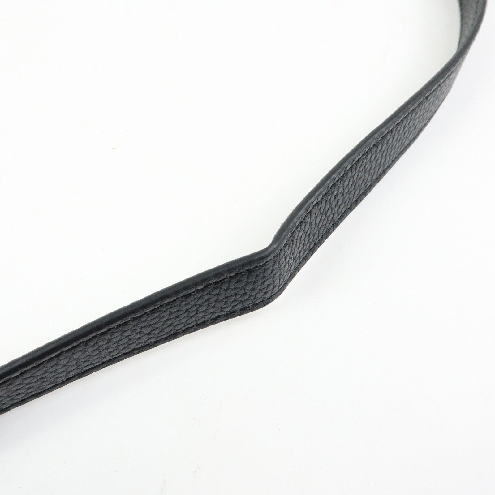 COACH Logo Leather Shoulder Crossbody Bag Black