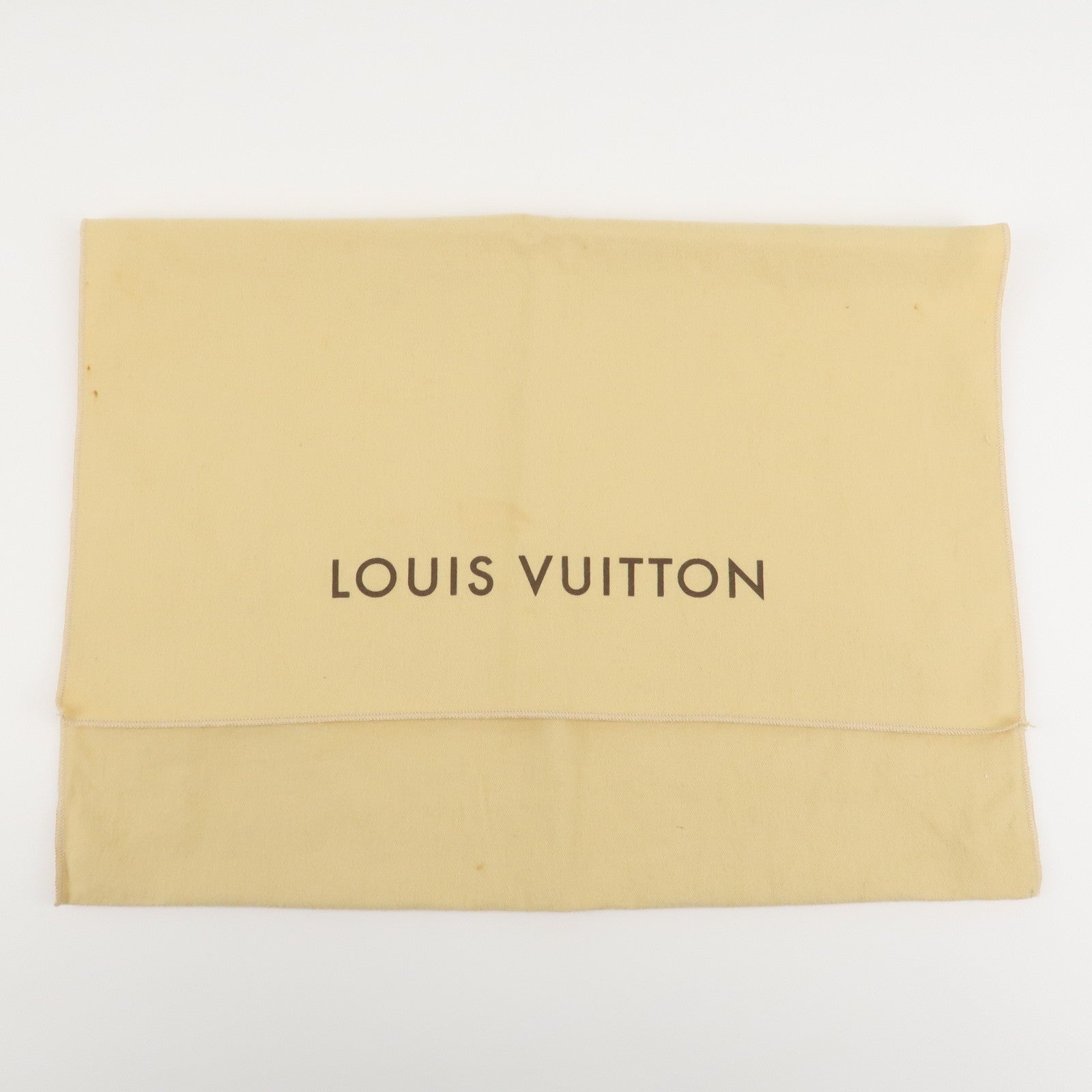 Louis Vuitton Set Of 10 Dust Bag Storage Bag Flap Style Beige Used