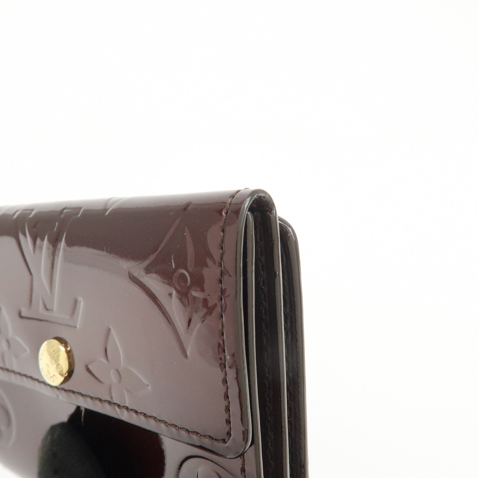 Louis Vuitton Monogram Vernis Leather Ludlow Coin Card Case M93519