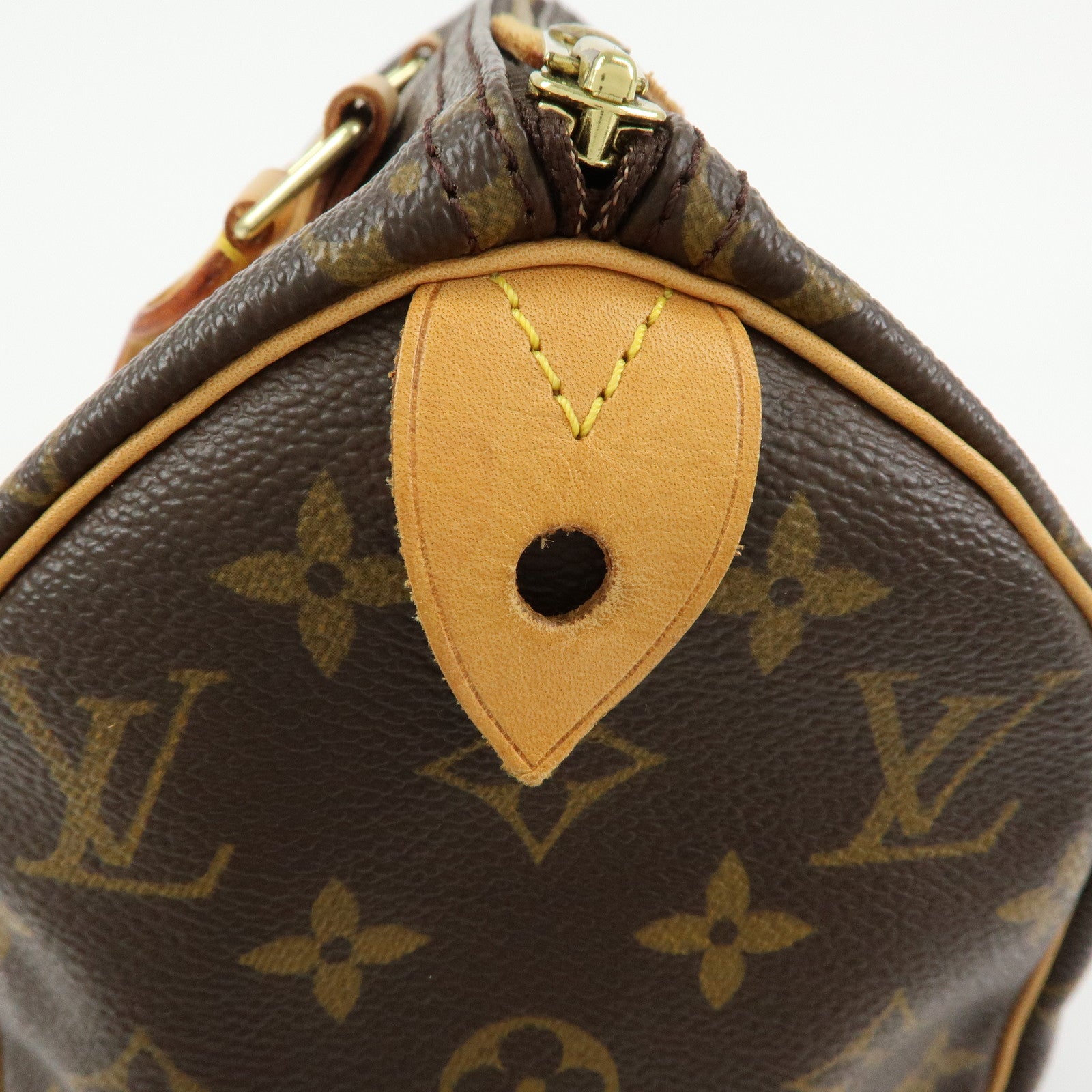 Louis Vuitton Monogram Speedy 25 Boston Bag Hand Bag Brown M41528