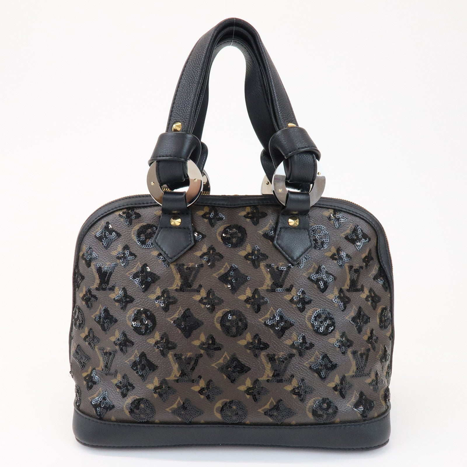 Louis Vuitton Monogram Eclipse Alma Hand Bag Noir M40246