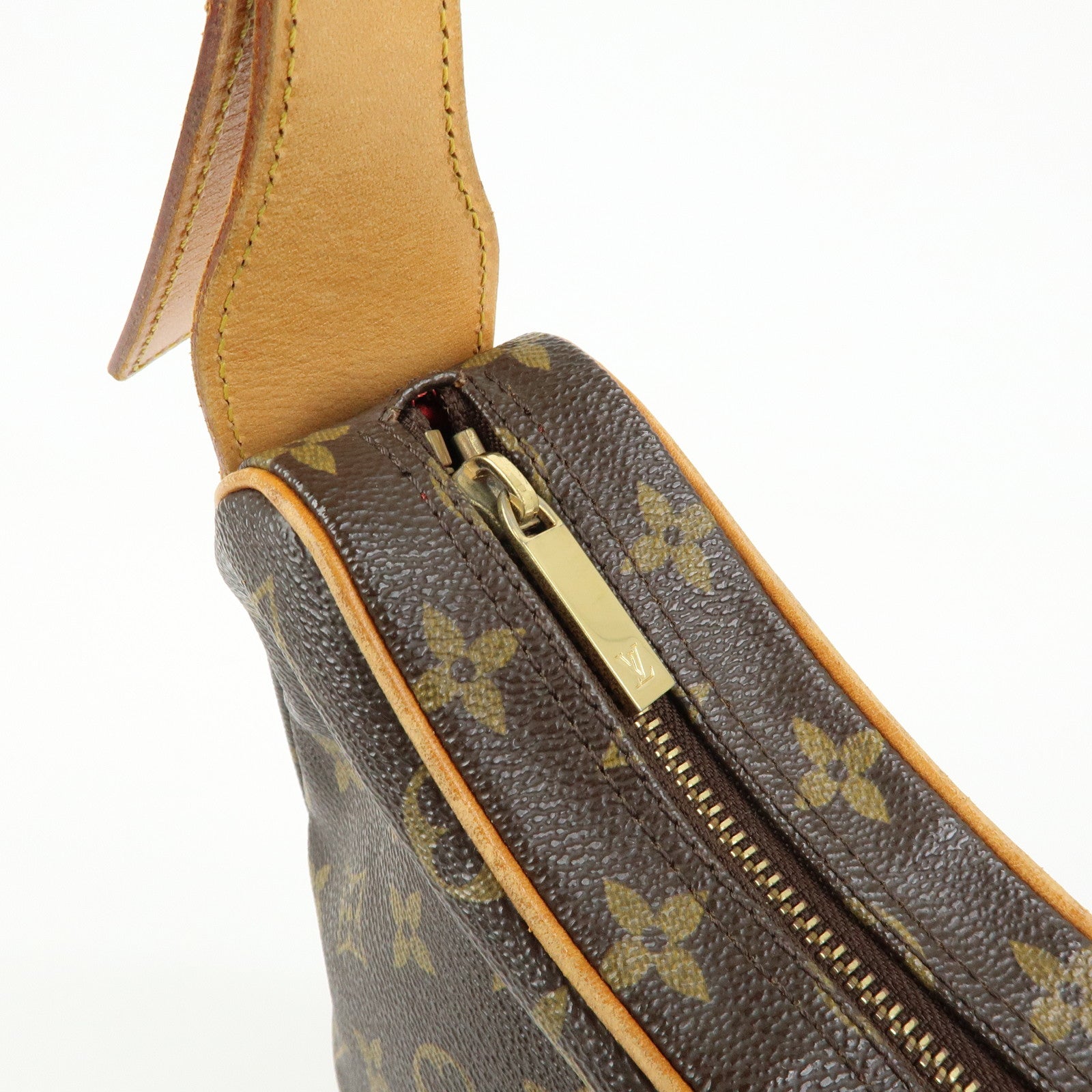 Louis Vuitton Monogram Croissant MM Shoulder Bag Brown M51512