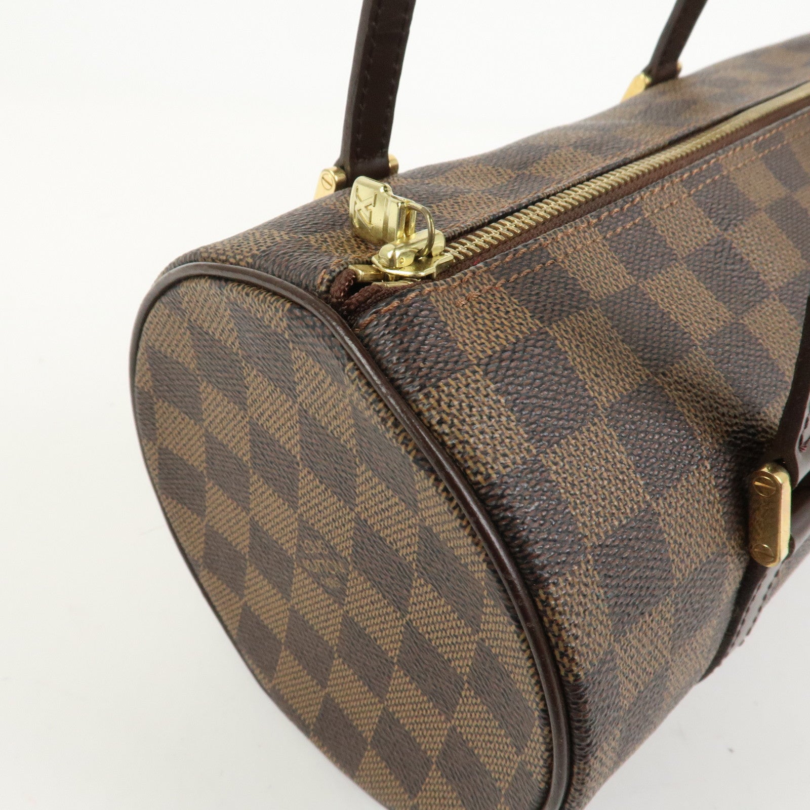 Louis Vuitton Damier Ebene Papillon 26 Hand Bag Brown N51304