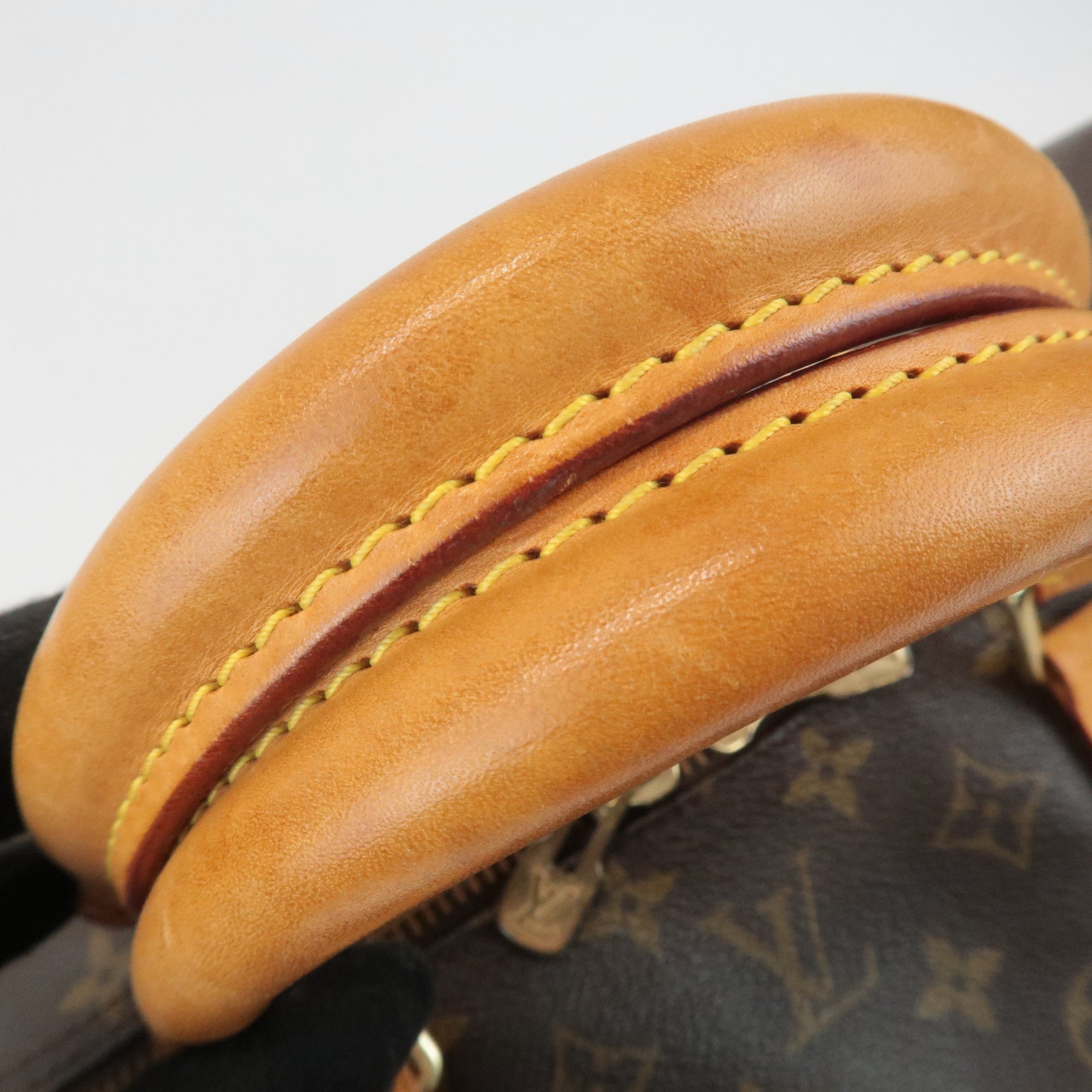 Louis Vuitton Monogram Keep All 60 Boston Bag Hand Bag Brown M41422 Used