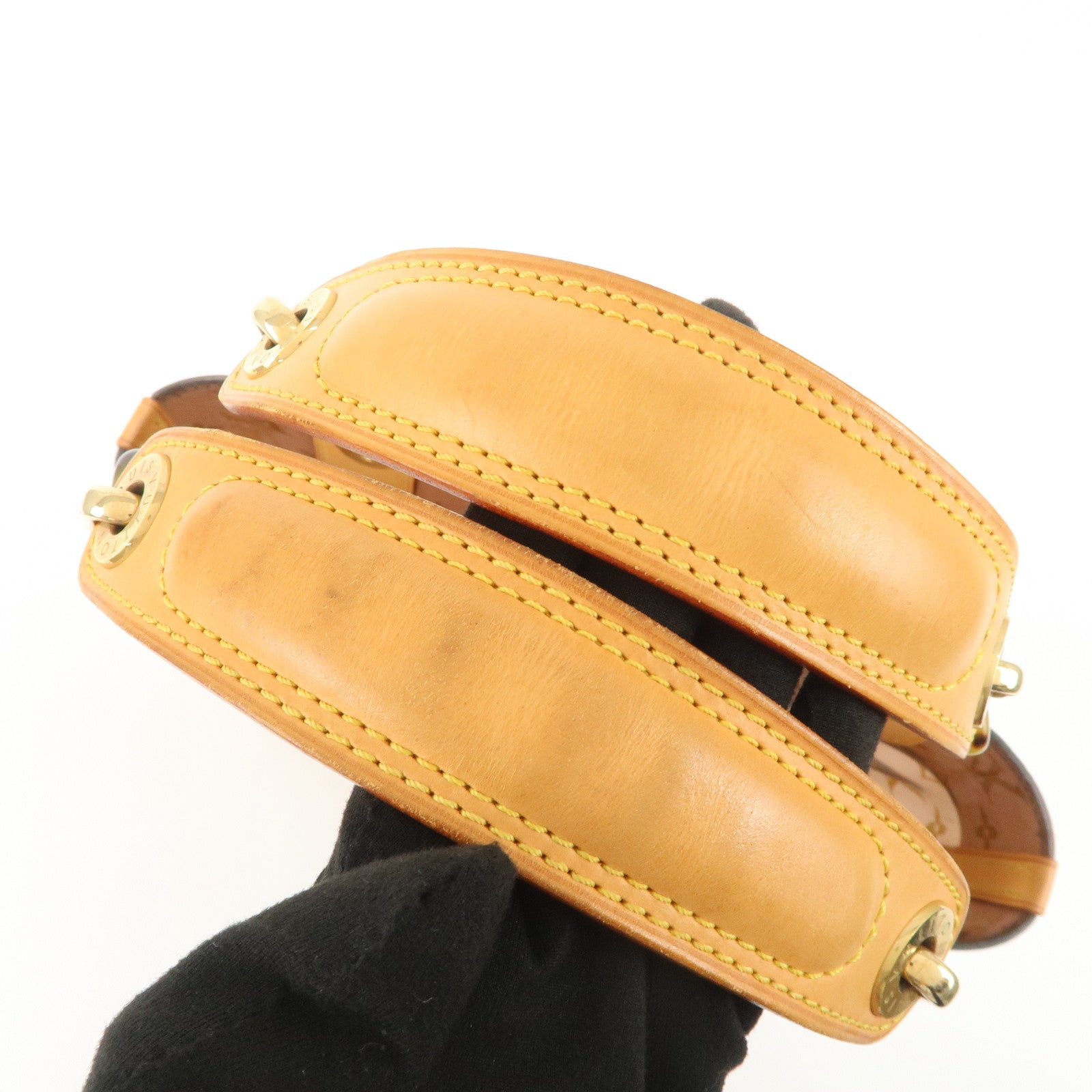 Louis Vuitton Monogram Vinyl Cabas Ambre PM Tote Bag Brown M92502