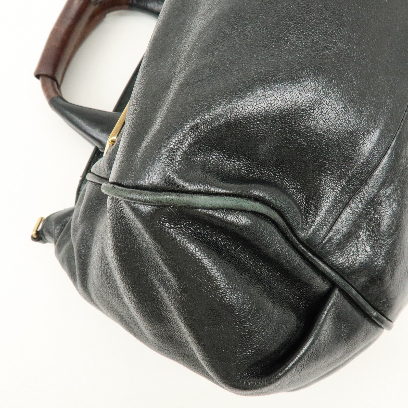 Chloe Ethel Leather 2Way Shoulder Bag Hand Bag Crossbody Bag Black