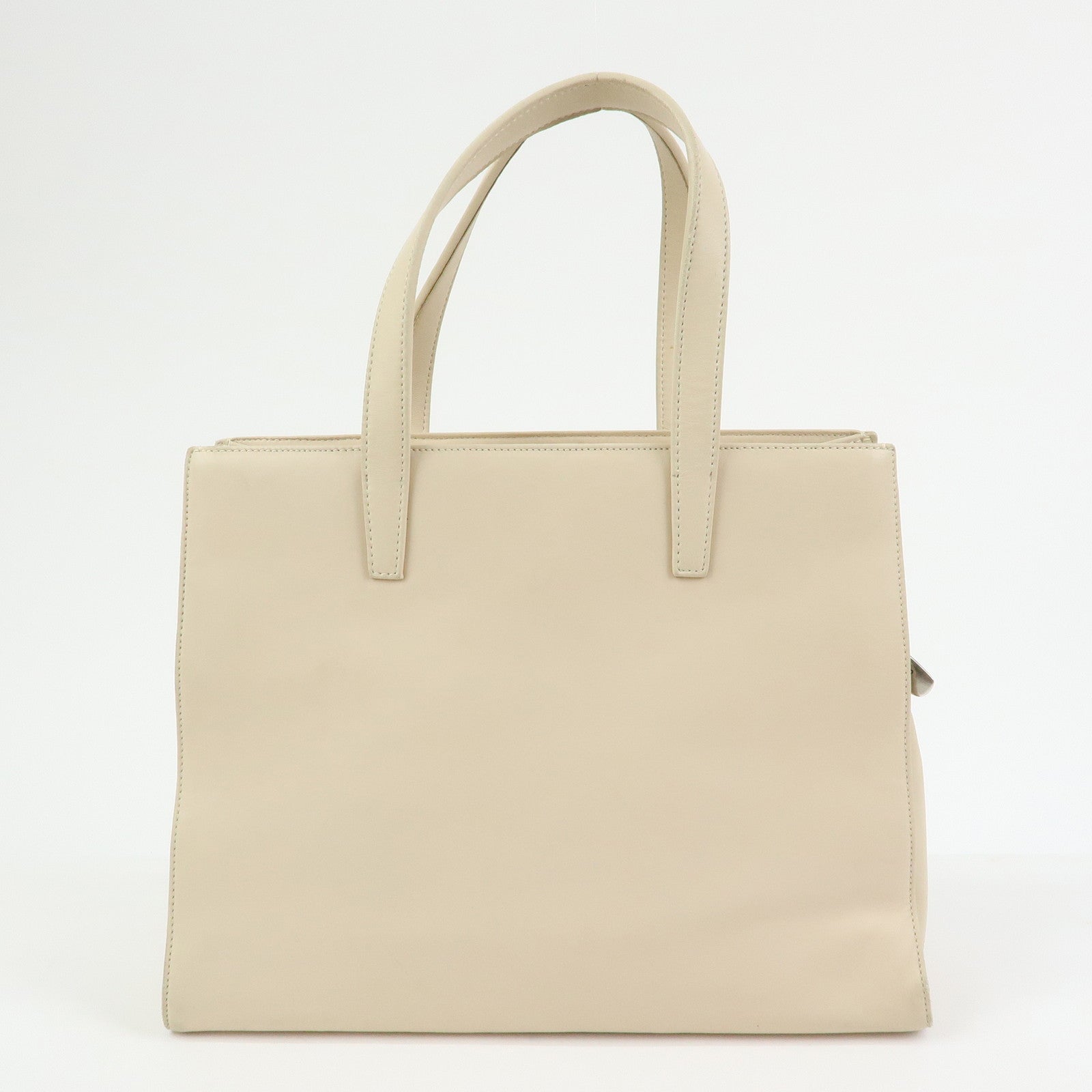 LOEWE Anagram Nappa Leather 2Way Bag Hand Shoulder Bag Ivory