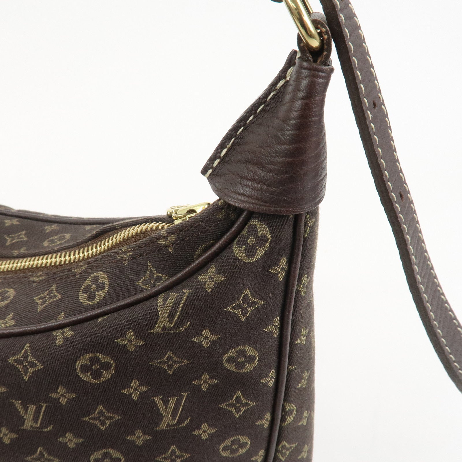Louis Vuitton Monogram Mini Lin Boulogne Shoulder Bag Brown M95225