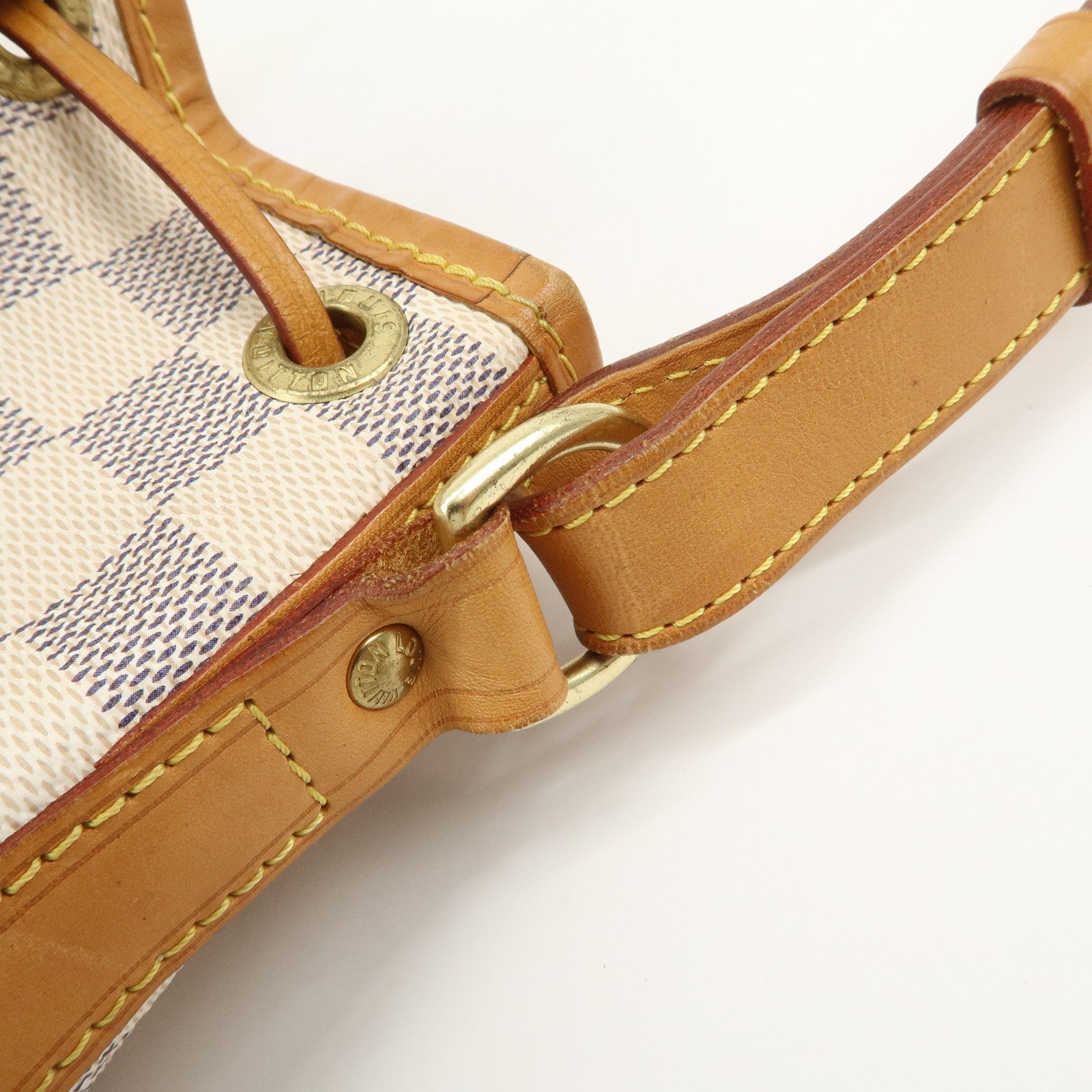 Louis Vuitton Damier Azur Canvas Leather Noe BB Shoulder Bag N41220