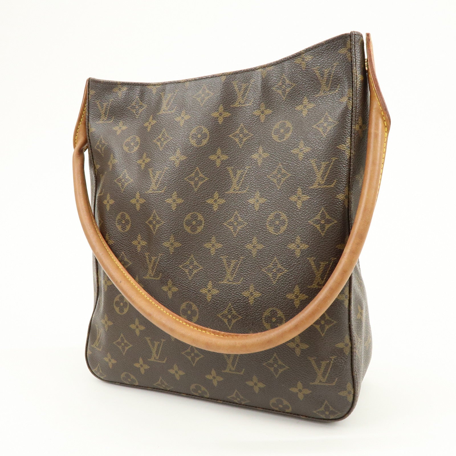 Louis Vuitton Monogram Looping GM Shoulder Bag Brown M51145