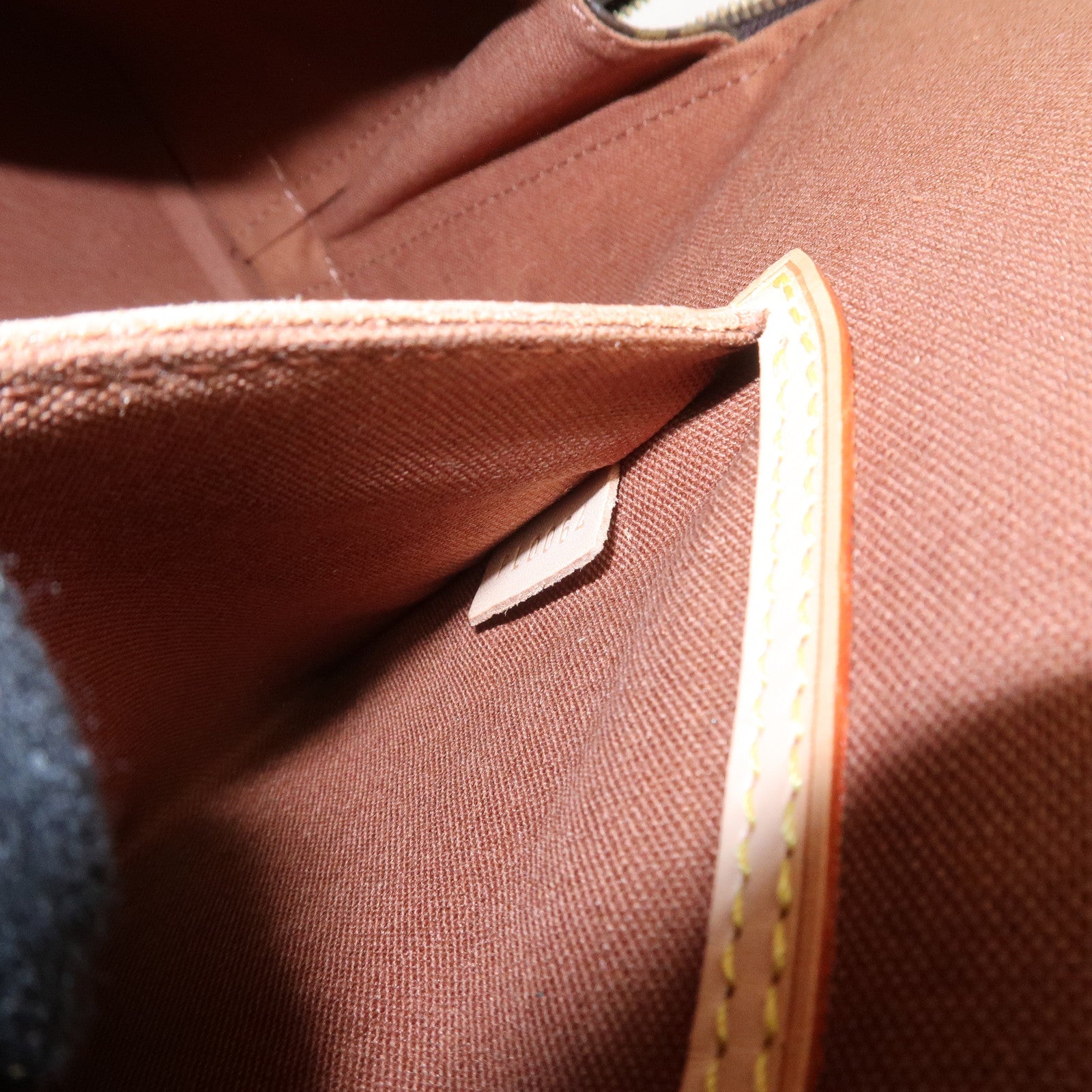 Louis Vuitton Monogram Alma Hand Bag Brown M51130