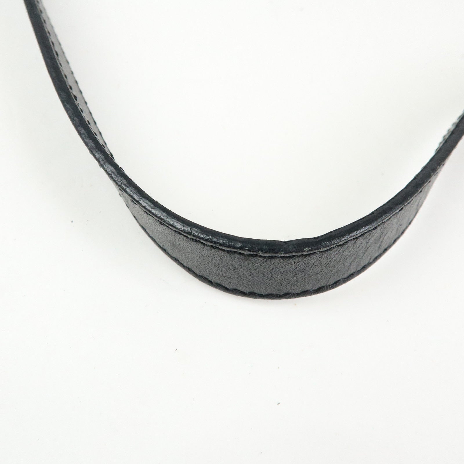 FENDI Zucchino Canvas Leather Hand Bag Dark Brown 8BR144