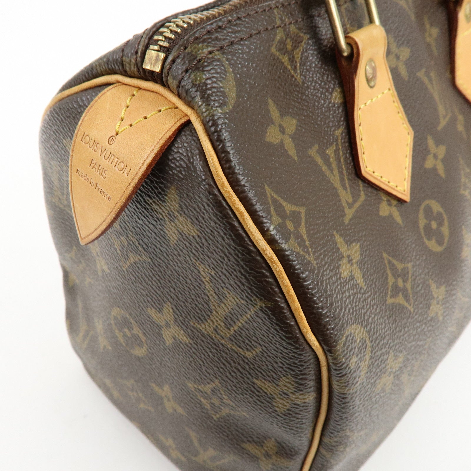 Louis Vuitton Monogram Speedy 25 Boston Bag Hand Bag Brown M41528