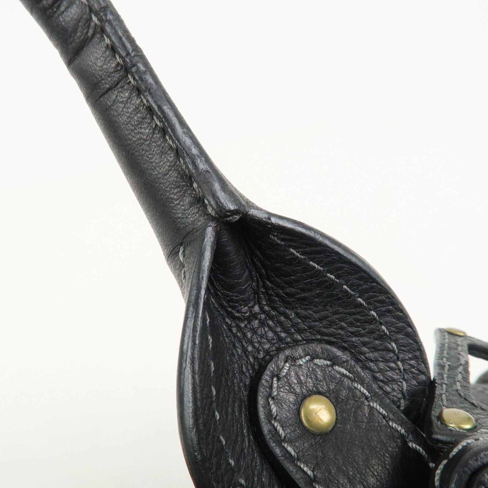 Chloe Paddington Medium Leather Shoulder Bag Hand Bag Black