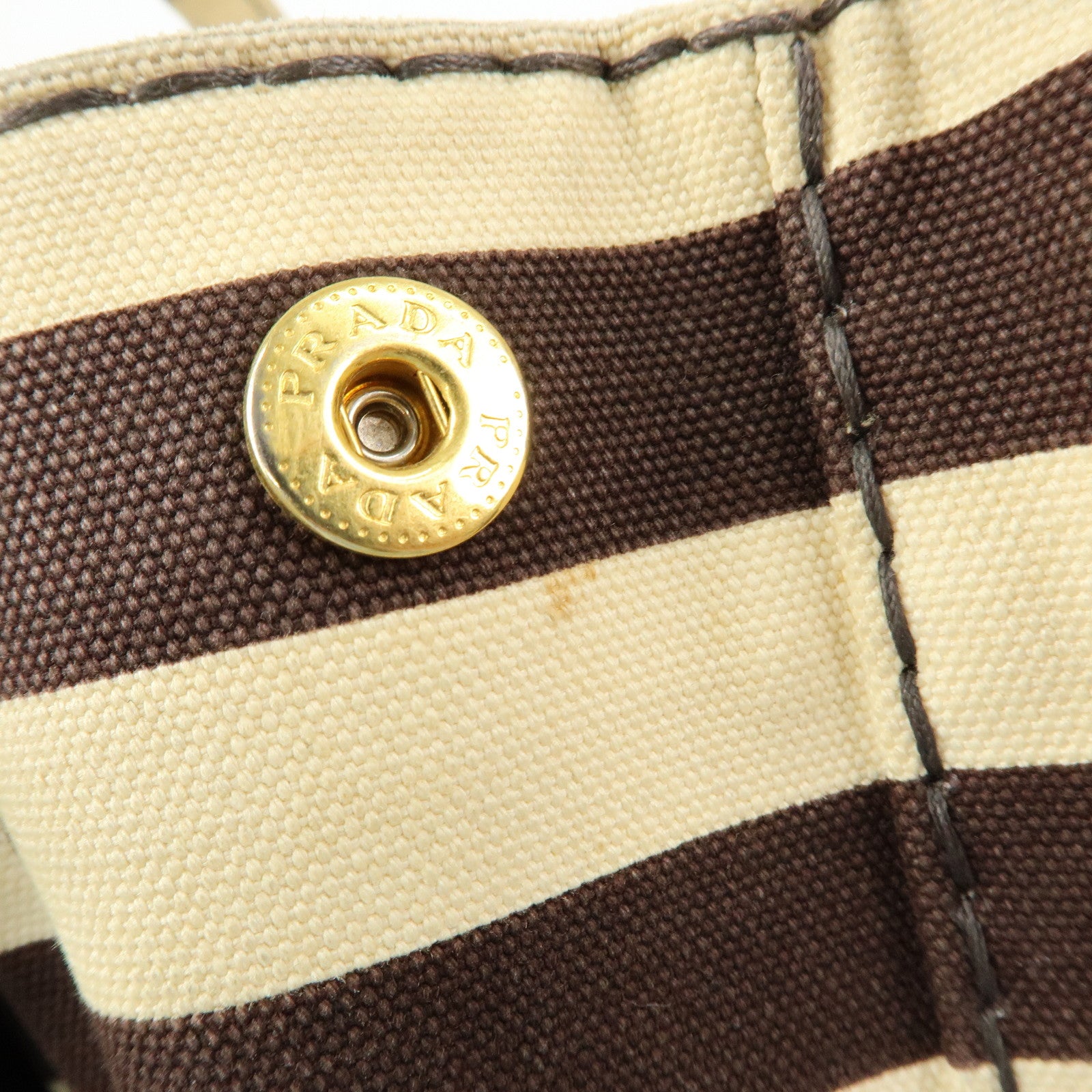 PRADA Triangle Logo Canapa Canvas 2Way Hand Bag Shoulder Bag B2642B