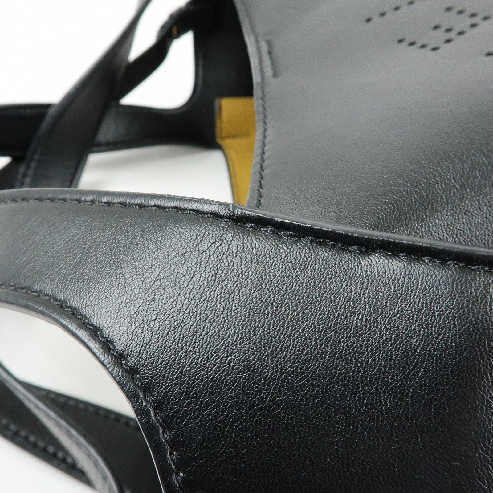 STELLA MCCARTNEY Faux Leather 2Way Shoulder Bag Hand Bag Black
