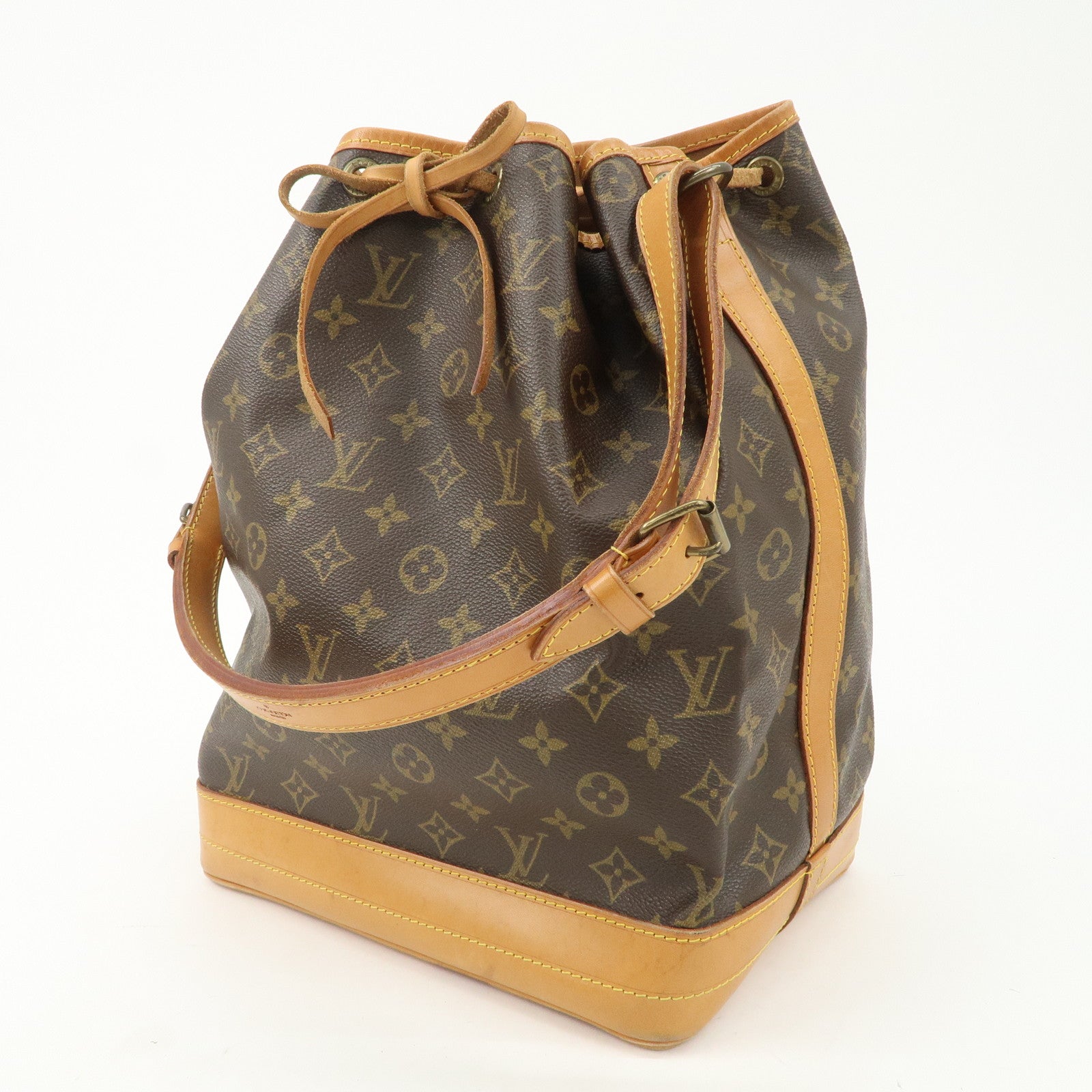 Louis Vuitton Monogram Noe Shoulder Bag Brown M42224
