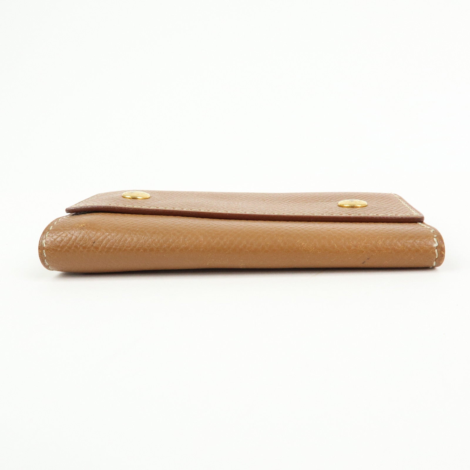HERMES Beau Epsom Etui Cles 4 Key Case Key Holder □C Stamped Gold