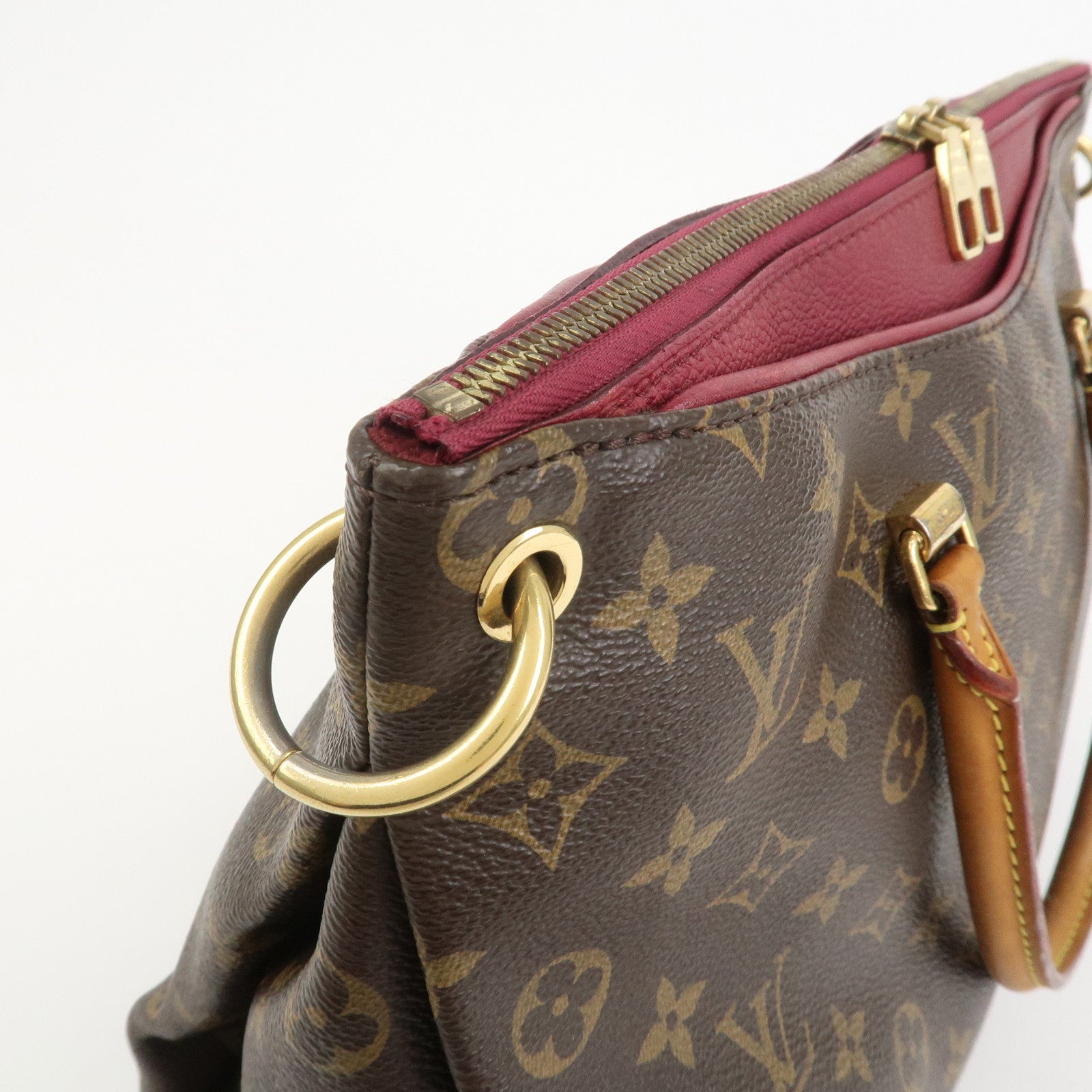 Louis Vuitton Monogram Pallas 2Way Hand Bag Aurore M40906