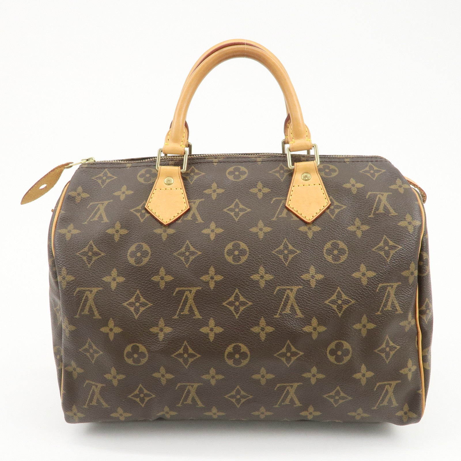 Louis Vuitton Monogram Speedy 30 Boston Bag Hand Bag Brown M41526
