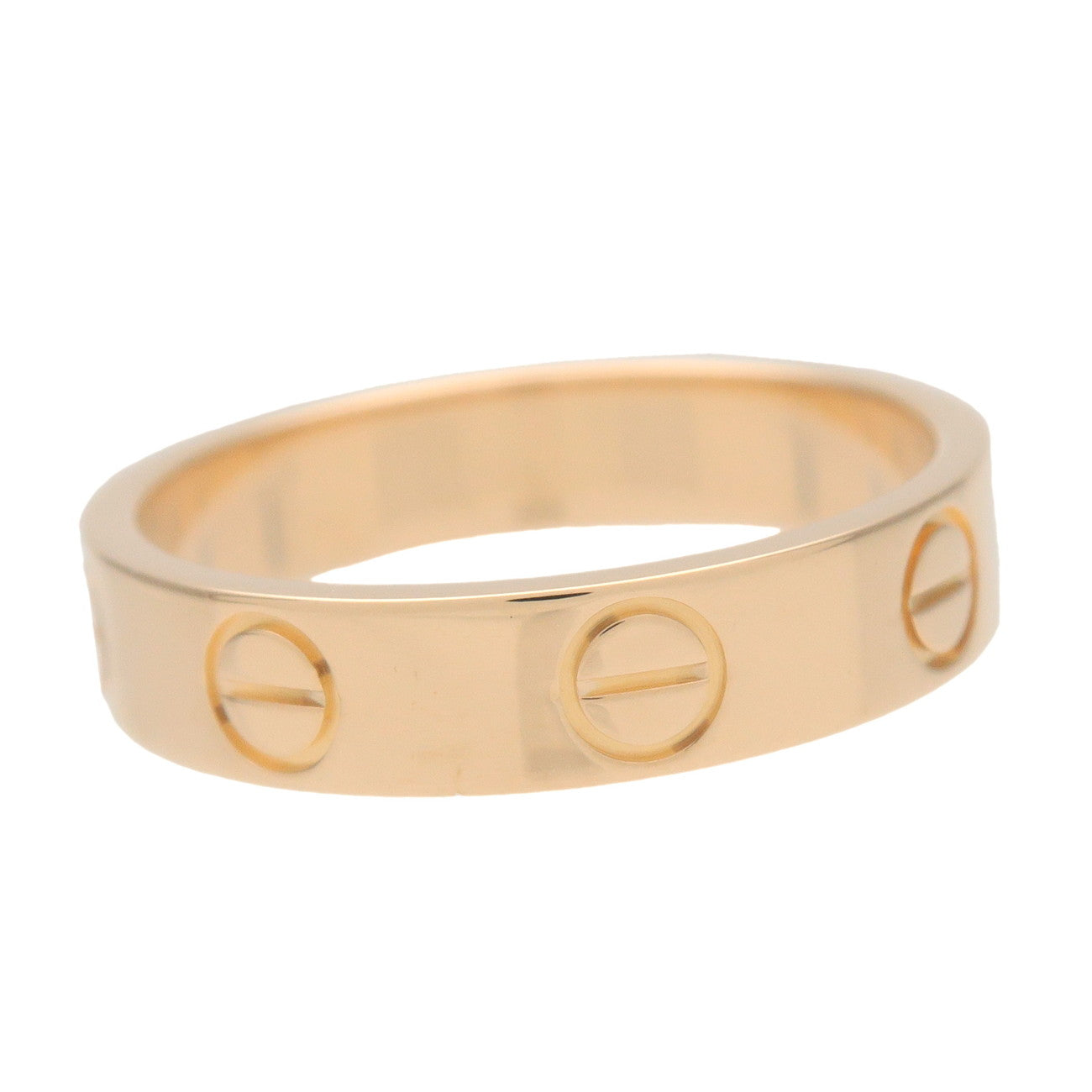 Cartier Mini Love Ring K18 750YG Yellow Gold #47 US4.5 EU47 HK8.5