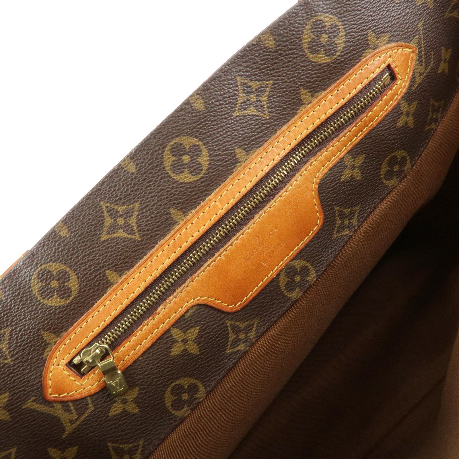 Louis Vuitton Monogram Sac Shopping Shoulder Bag Brown M51108