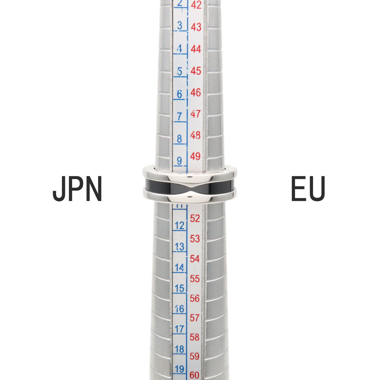 BVLGARI B-Zero1 Save the Children Ring SV925 Black Ceramic US5.5