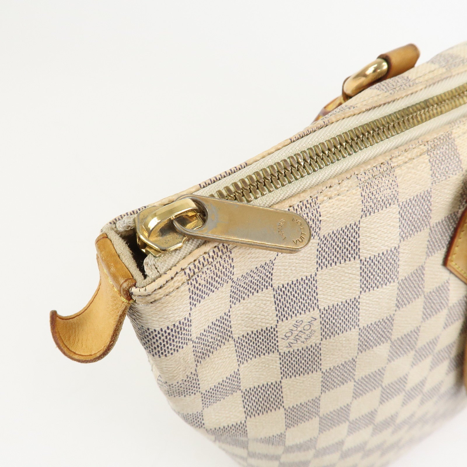 Louis Vuitton Damier Azur Saleya PM Tote Bag Hand Bag N51186