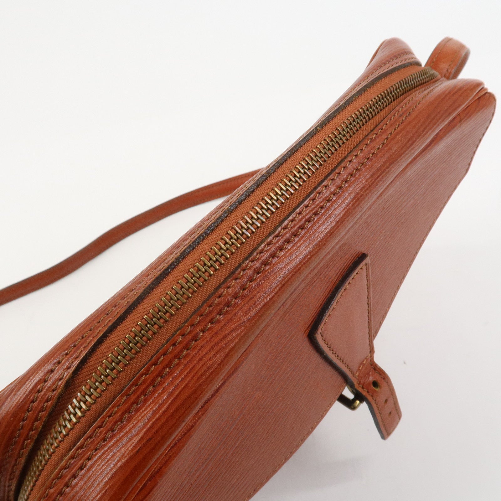 Louis Vuitton Epi Jeune Fille Shoulder Bag Kenya Brown M52153