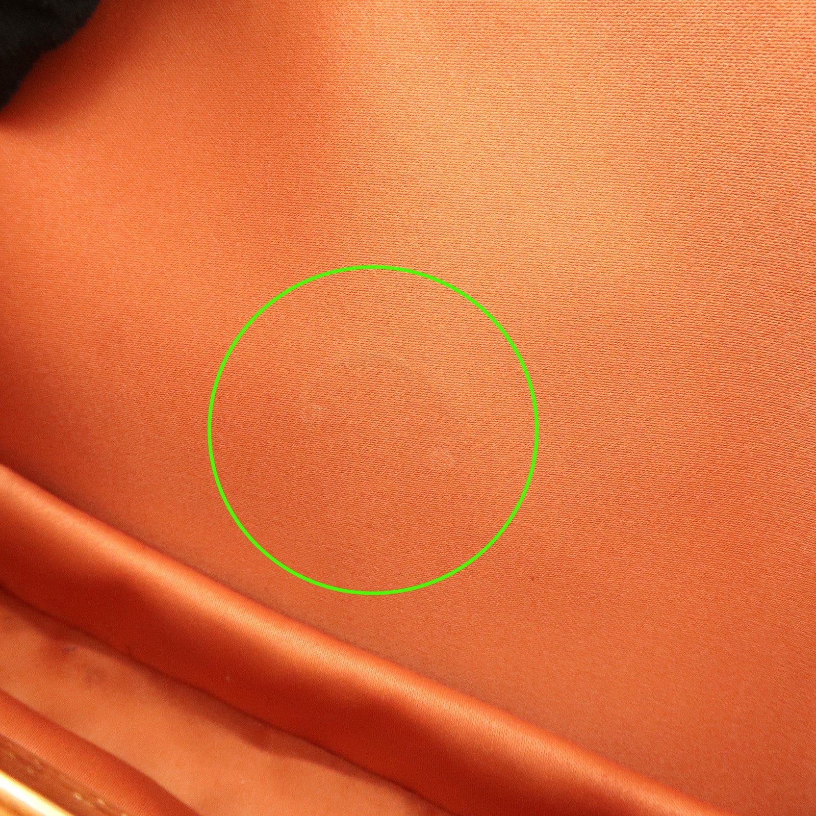 Ferragamo Vara Ribbon Leather Chain Shoulder Bag Hand Bag Orange