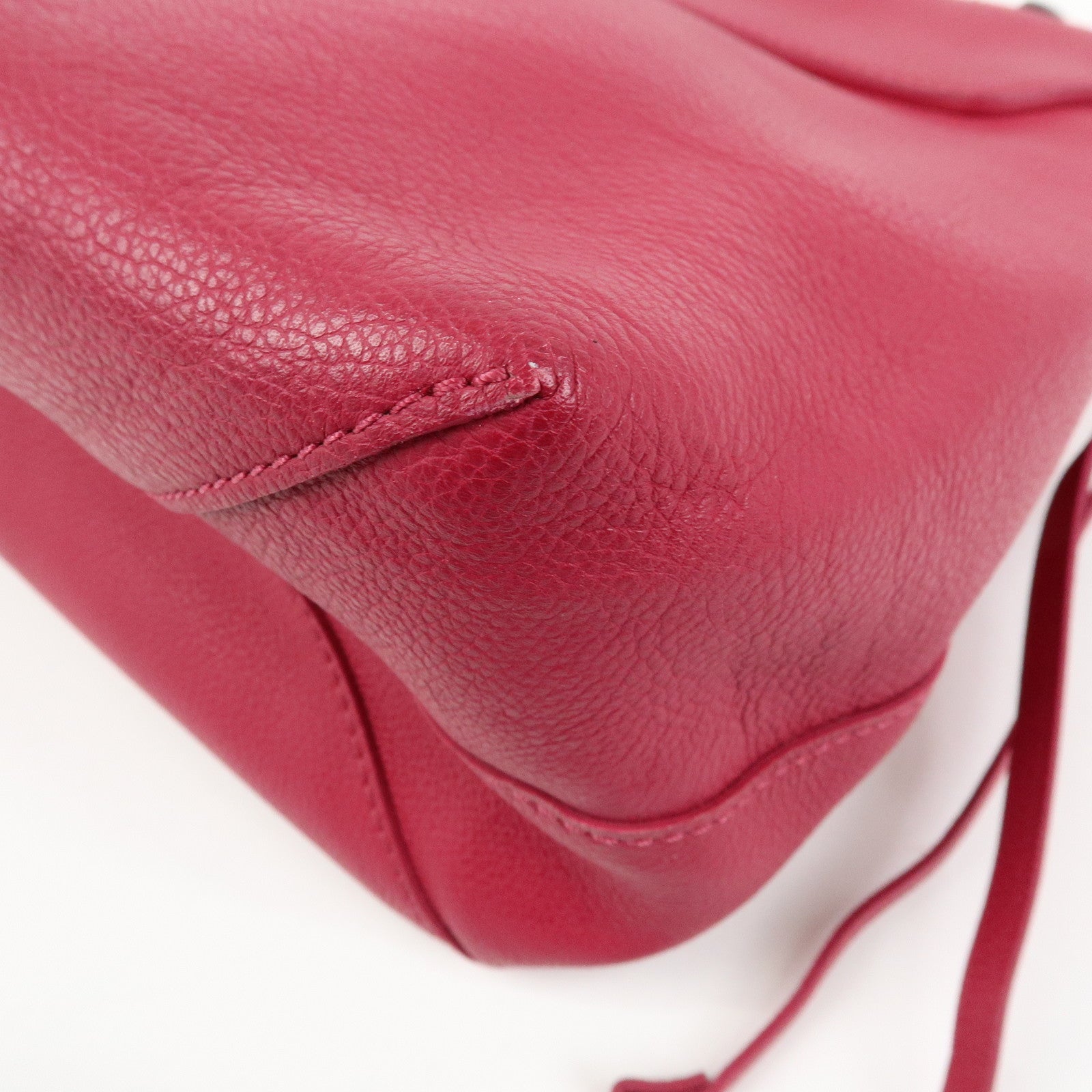 Louis Vuitton Lockme PM Leather Hand Shoulder Bag Fuchsia M50360