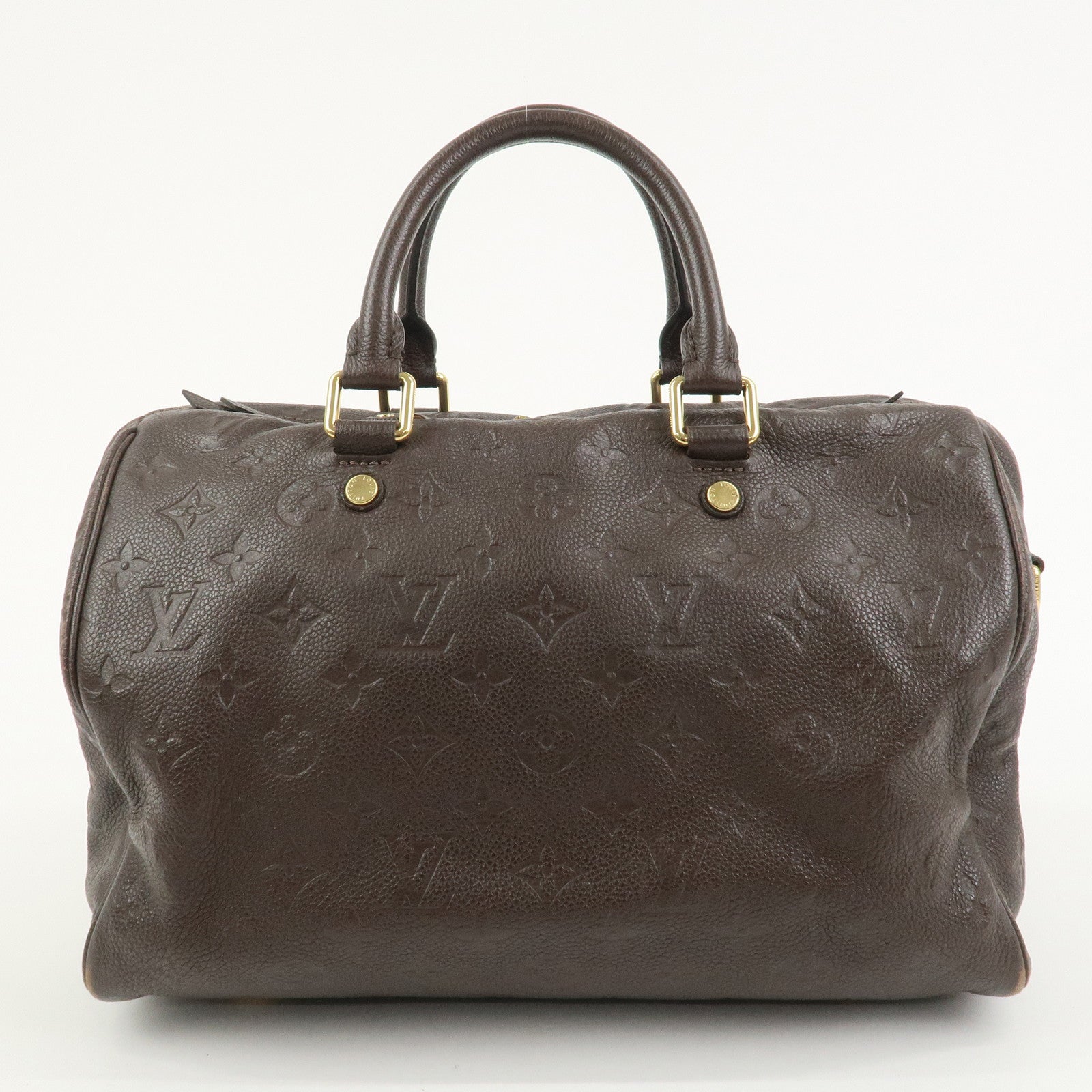 Louis Vuitton Monogram Empreinte Speedy 30 Bandouliere Terre M40751
