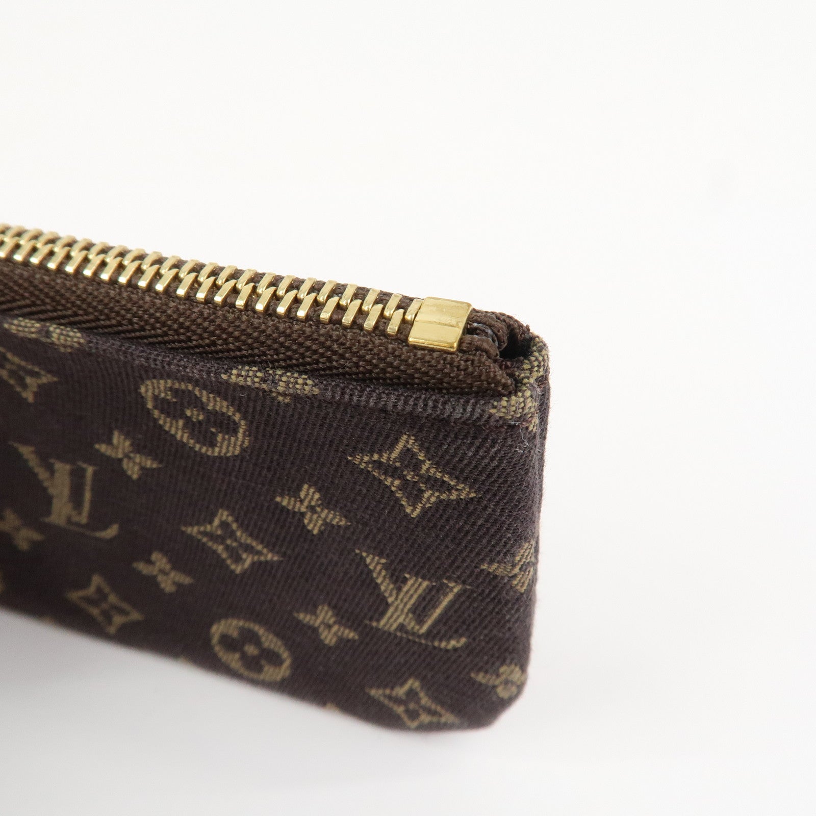 Louis Vuitton Monogram Mini Lin Pochette Cles Coin Case M95230