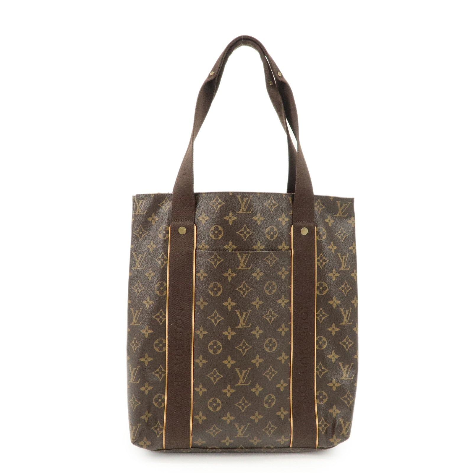 Louis Vuitton Monogram Cabas Beaubourg Tote Bag Brown M53013