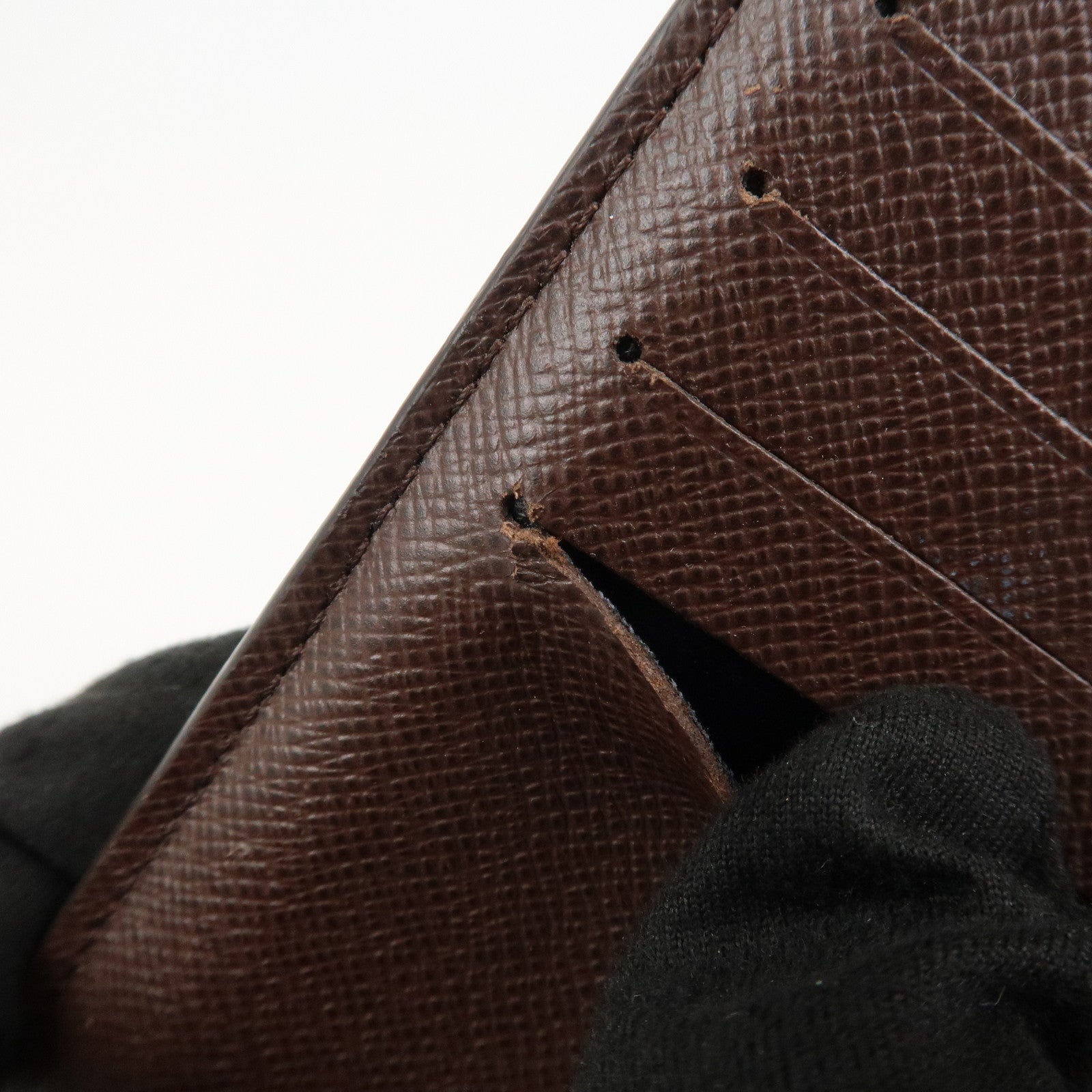 Louis Vuitton Damier Portefeuille Viennois Canvas Bi-fold Wallet Brown N61674