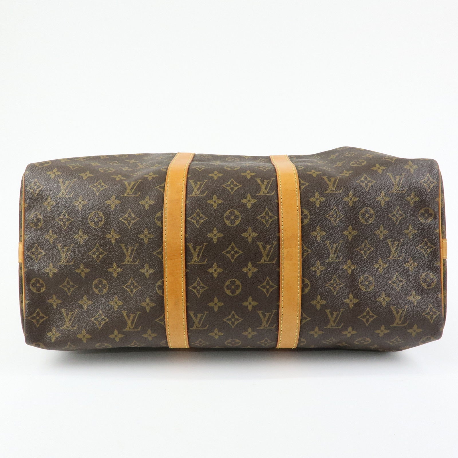 Louis Vuitton Monogram Keep All Bandouliere 50 Boston Bag M41416