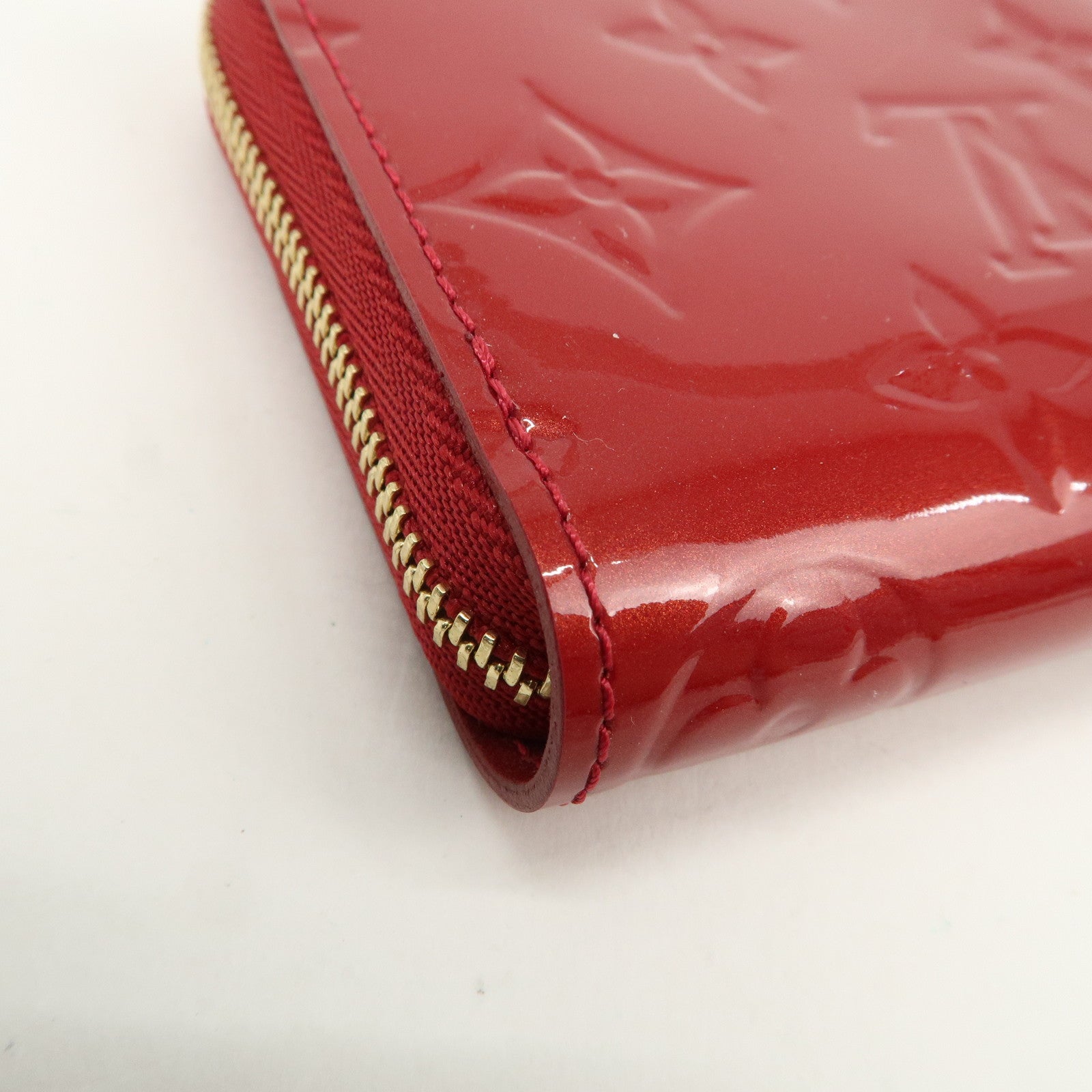 Louis Vuitton Monogram Vernis Zippy Coin Purse Pomme d'Amour M93608