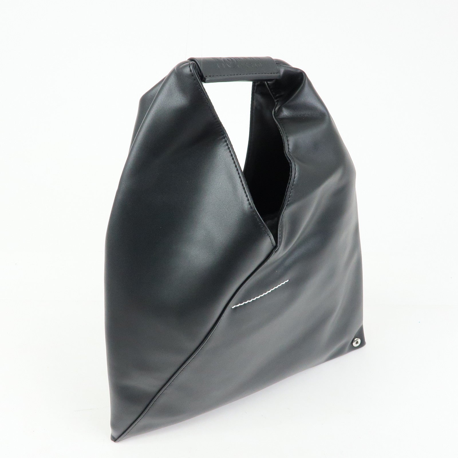 Maison Margiela MM6 Leather Japanese Tote Bag Shoulder Bag Black