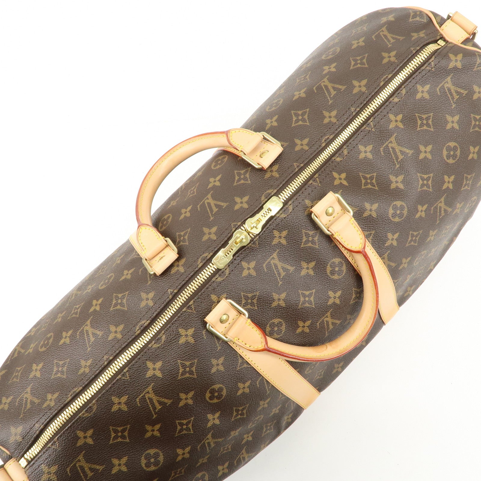 Louis Vuitton Monogram Keep All Bandouliere 55 Boston Bag M41414 Used