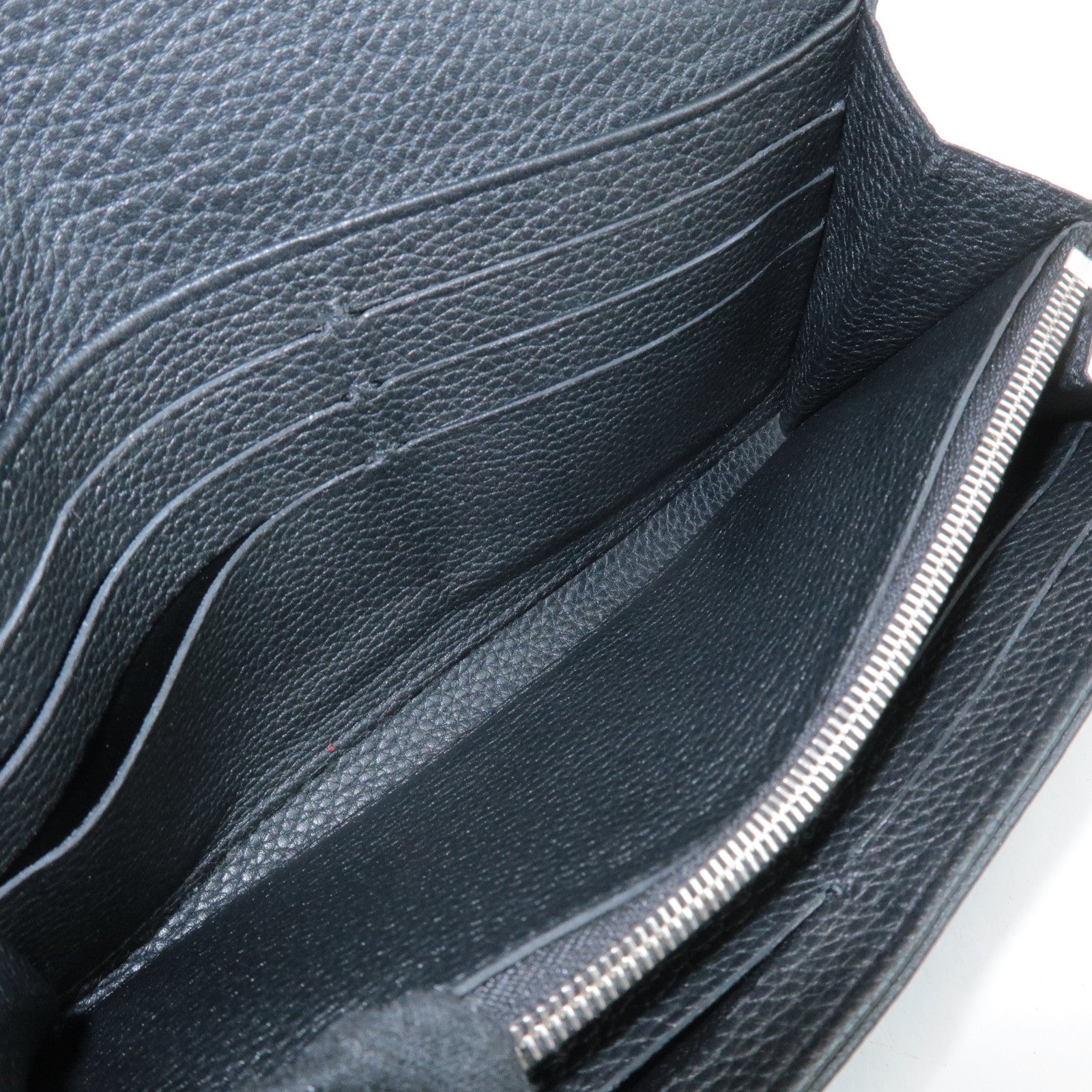 Louis Vuitton Monogram Mahina Portefeuille Iris Wallet Noir M60143 Used