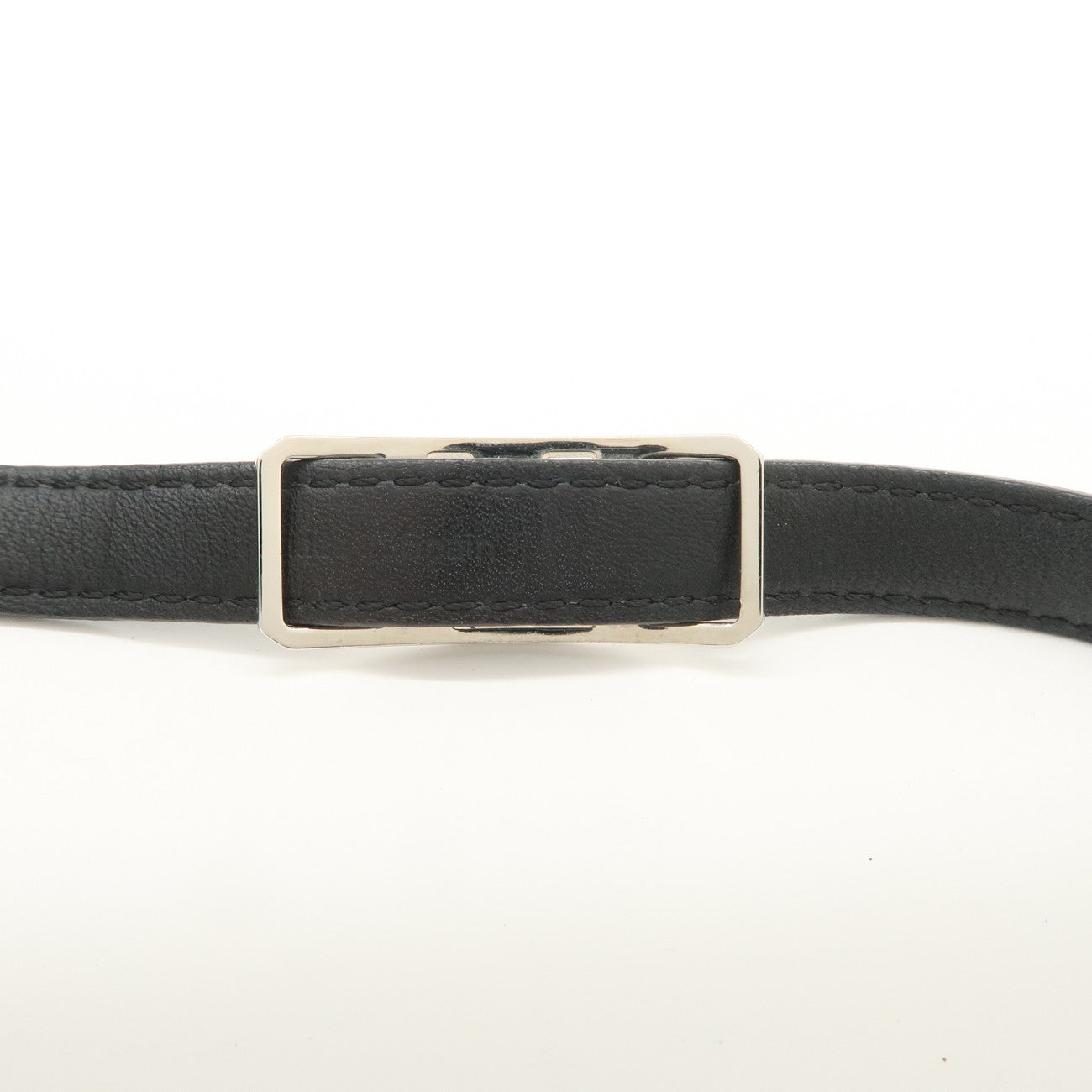 Louis Vuitton Damier Glaphite Bracelet Sign It Black Silver M6616E