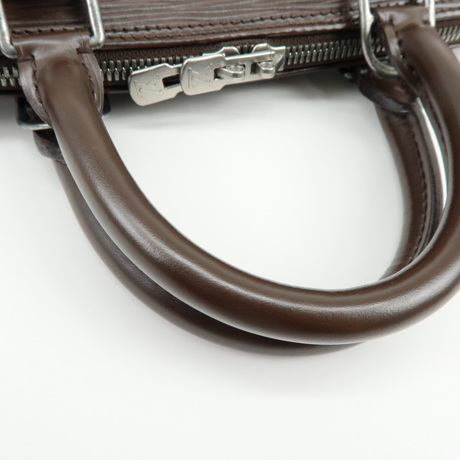 Louis Vuitton Epi Leather Alma Hand Bag Mocha Brown M5214D