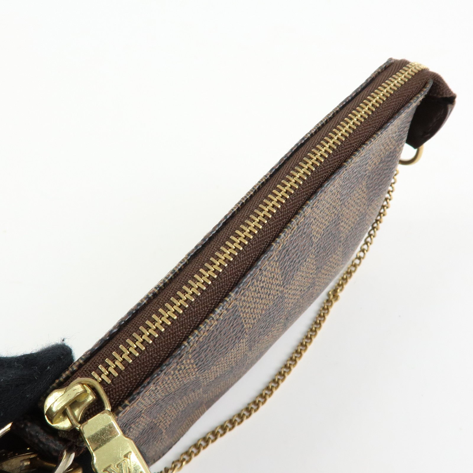 Louis Vuitton Damier Mini Pochette Accessoires Pouch Ebene N58009