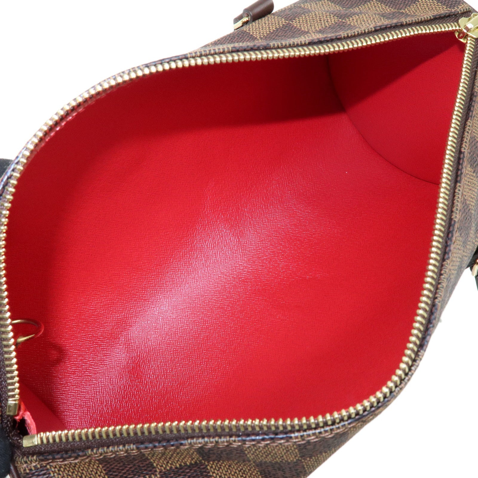 Louis Vuitton Damier Ebene Papillon 30 Hand Bag Brown N51303
