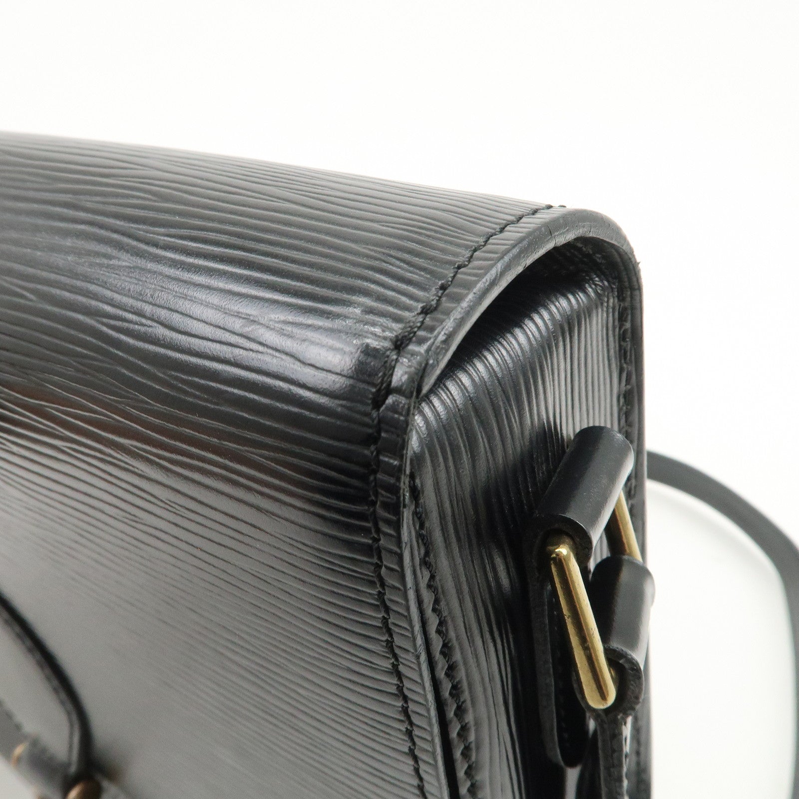 Louis Vuitton Epi Saint Cloud Shoulder Bag Black Noir M52192