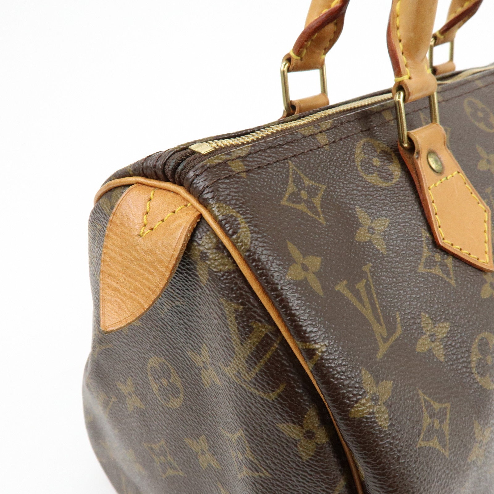 Louis Vuitton Monogram Speedy 30 Boston Bag Hand Bag Brown M41526