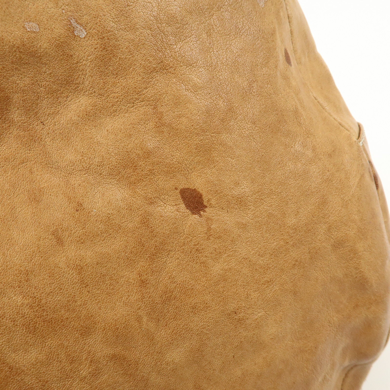 JIMMY CHOO Sky Bag Leather Shoulder Bag Hand Bag Brown